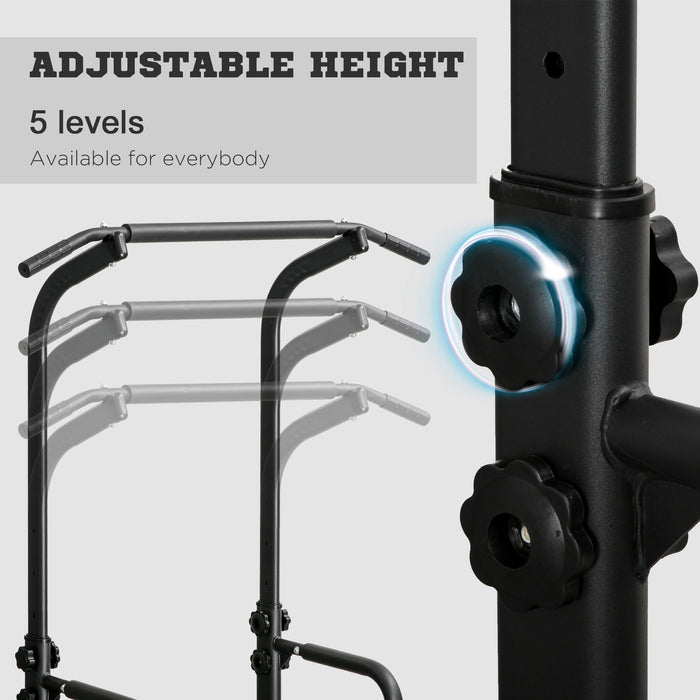 Pull Up Bar Power Tower - Multi-Function, Height Adjustable, Dip Station Workout Equipment - Ideal for Home Gym Strength Training