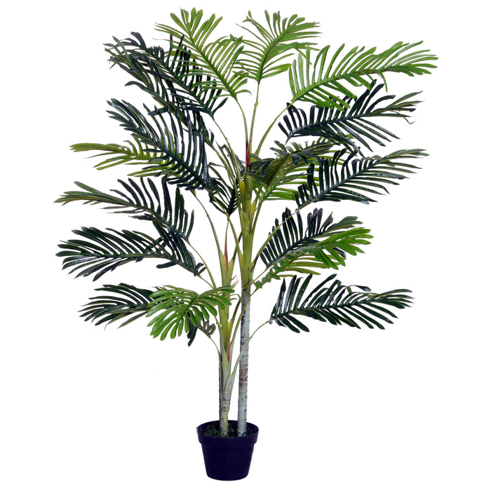 Artificial Palm Tree - 150cm Decorative Faux Greenery with Lush Leaves - Tropical Ambience for Home or Office Decor