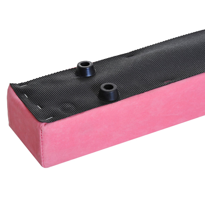 Balance Beam Trainer 2.1m - Pink Gymnastics Equipment for Skill Development - Ideal for Young Gymnasts and Home Practice