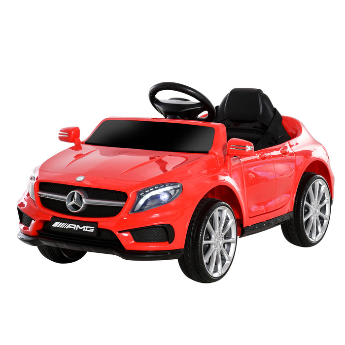 Mercedes Benz GLA Licensed 6V Ride-On Car - Toddler Toy with Music, Headlights, Remote Control, Two Speeds, Rechargeable - Perfect for Young Drivers and Car Enthusiasts