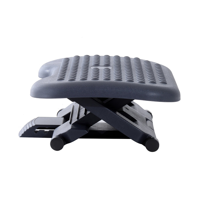 Ergonomic Footrest with Adjustable Height and Tilting Angle - Sturdy Platform for Home Office Comfort - Ideal for Enhanced Posture and Stress Relief