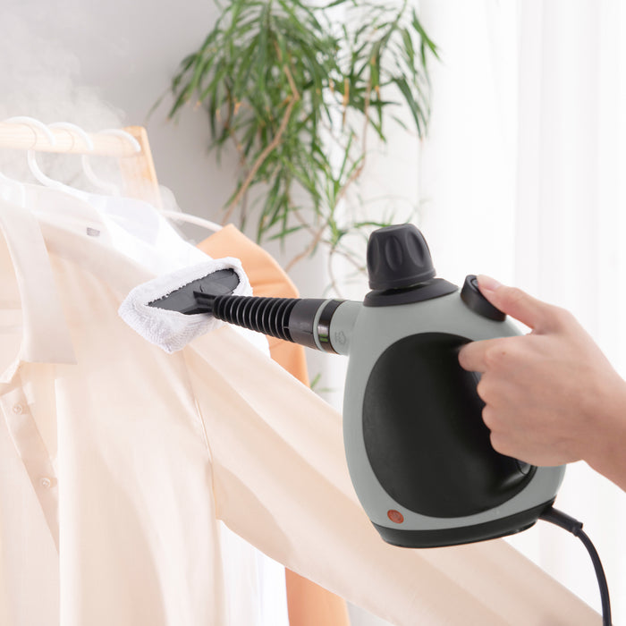 Portable Multi-Purpose Handheld Steam Cleaner - Chemical-Free Sanitizing with 9-Accessory Kit - Ideal for Kitchens, Bathrooms, and Windows Cleaning