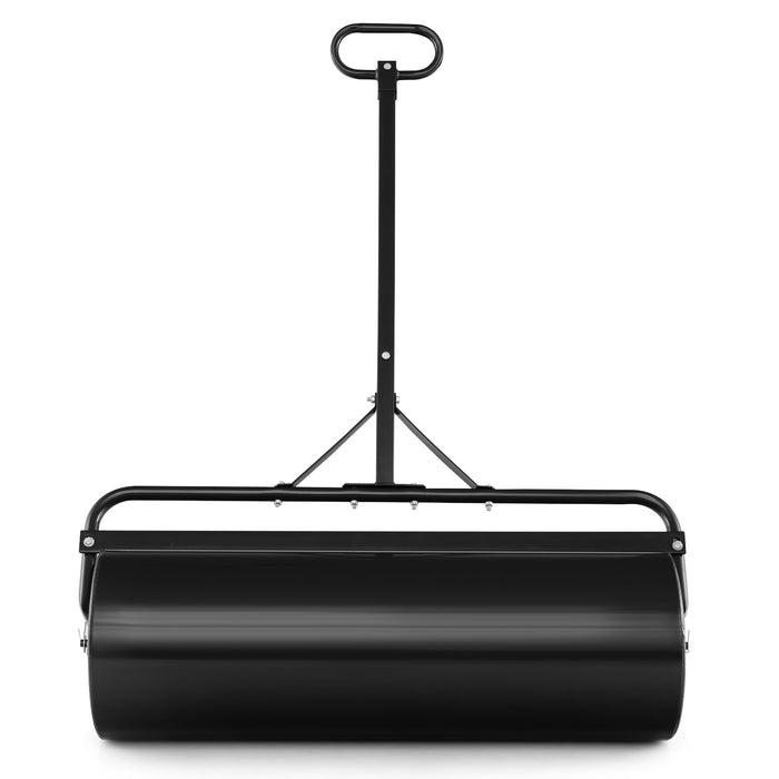 Garden Gear 63L - Lawn Roller with Gripping Handle in Black - Perfect for Gardeners and Landscaping Needs