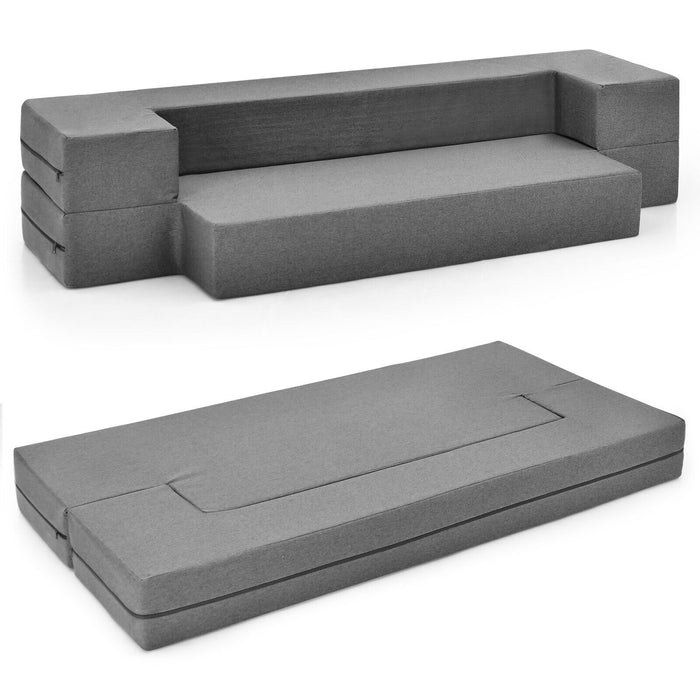 Convertible Sofa Bed - Folding Design, Queen Size, With Washable Cover - Perfect Solution for Guest Stay Overs or Small Living Spaces