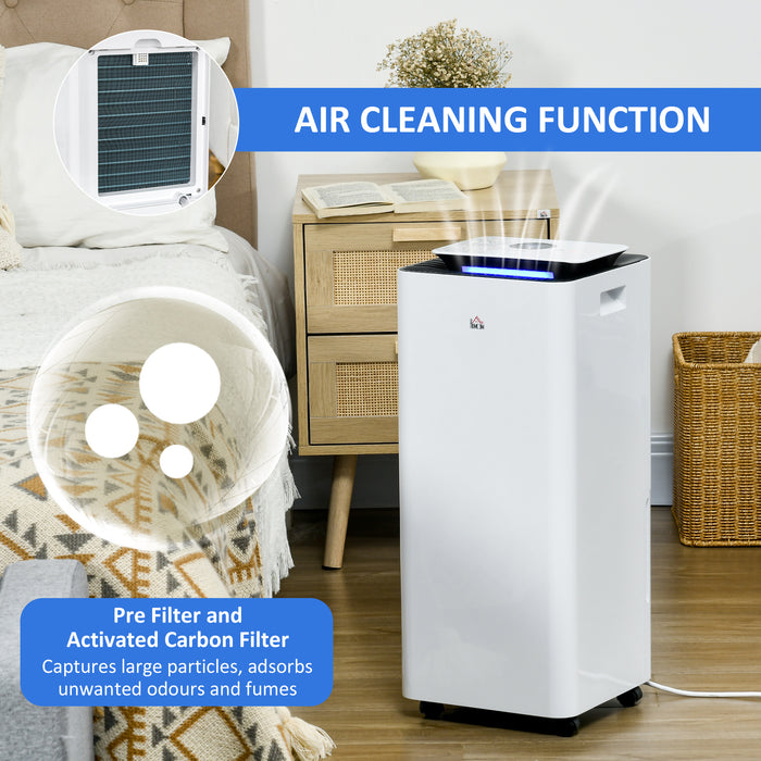 3500mL Home Dehumidifier & Air Purifier Combo - 24-Hour Timer, 5 Operating Modes, 16L Daily Moisture Removal - Ideal for Laundry Rooms & Residential Use