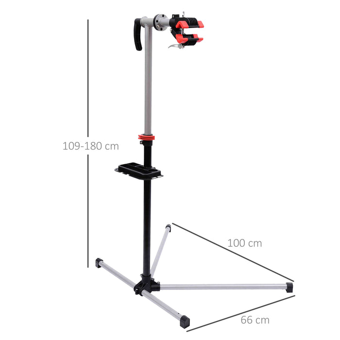 Bike Master ProWorkstand - Heavy-Duty Adjustable Bicycle Repair & Maintenance Station with Display Rack - Ideal for Professional Cyclists & Home Mechanics