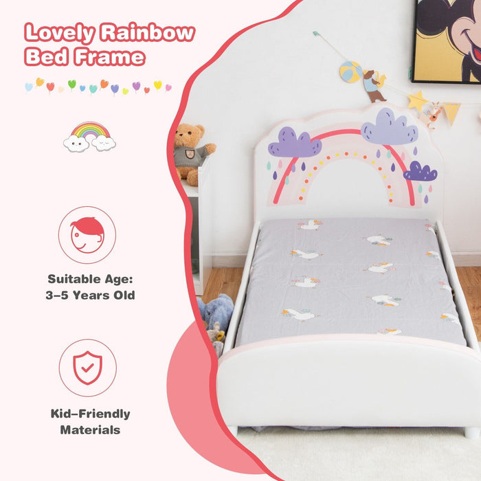 Child Craft - Toddler Upholstered Bed Offering Comfortable Soft Headboard - Perfect for Growing Kids Transitioning from Crib to Big Kid Bed
