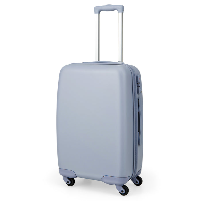 Blue Hardside Luggage - Spinner Wheels, TSA Lock, and Adjustable Handle Features - Ideal for Travelers Seeking Security and Convenience