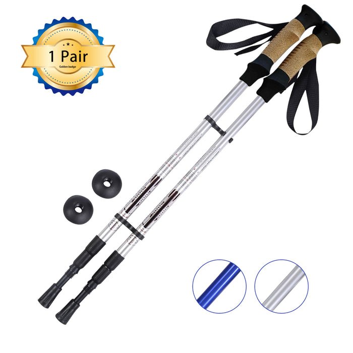 Adjustable Hiking Pole - 65-135 cm Length, Outdoor Walking Stick - Perfect for Hikers and Trekking Enthusiasts