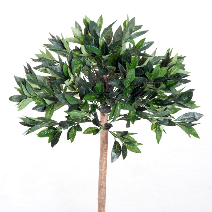 3ft Faux Olive Tree with Lush Green Leaves - Perfect Indoor Decorative Plant for Home or Office - Potted in Stylish Orange Container