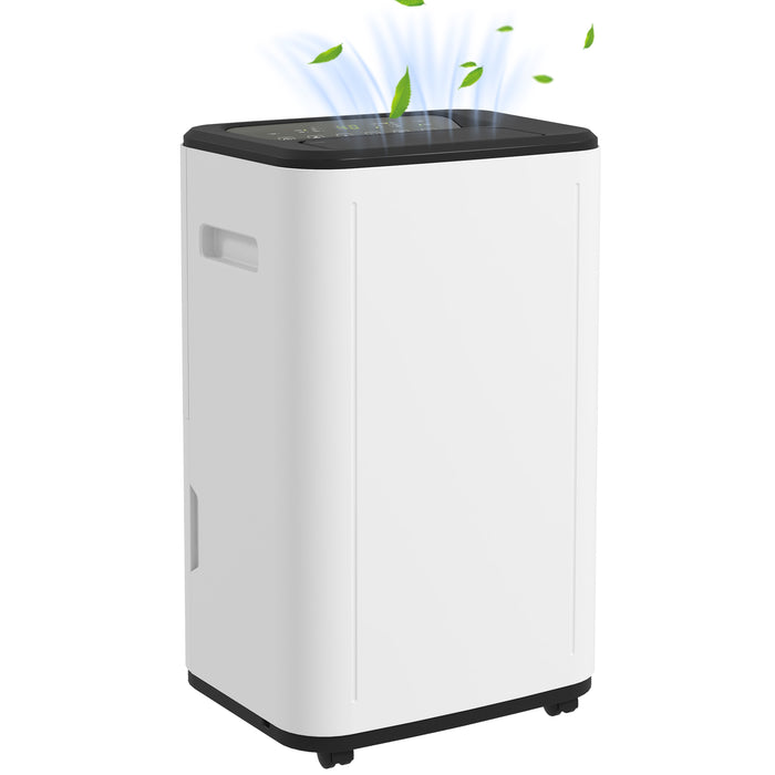 Portable 6000mL Dehumidifier with Timer and Modes - 20L Daily Capacity, 3 Settings, 24-Hour Control - Ideal for Home, Basement, and Laundry Room Moisture Removal