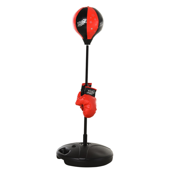 Adjustable Boxing Punch Ball Set - 360 Degree Rebound, 38x78-120cm, PP PVC Construction - Ideal for Teenagers' Agility & Fighting Training