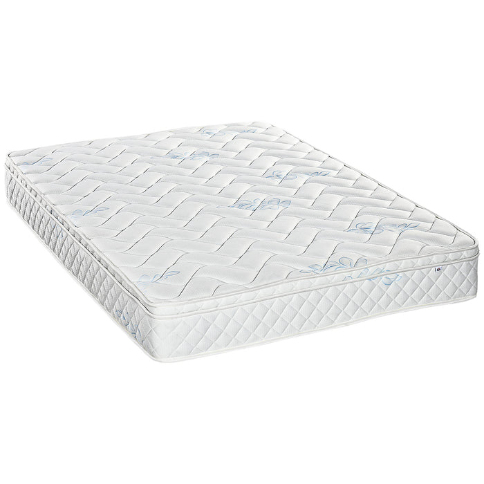 Double Pocket Sprung Mattress - Breathable Foam & Individually Wrapped Coils, 190x137x22.5cm - Ideal for Comfortable and Supportive Sleep, White