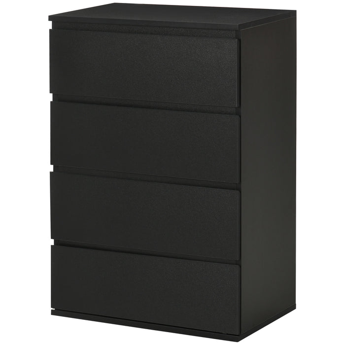 4-Drawer Modern Dresser - Sleek Storage Cabinet Unit - Bedroom Organization Solution