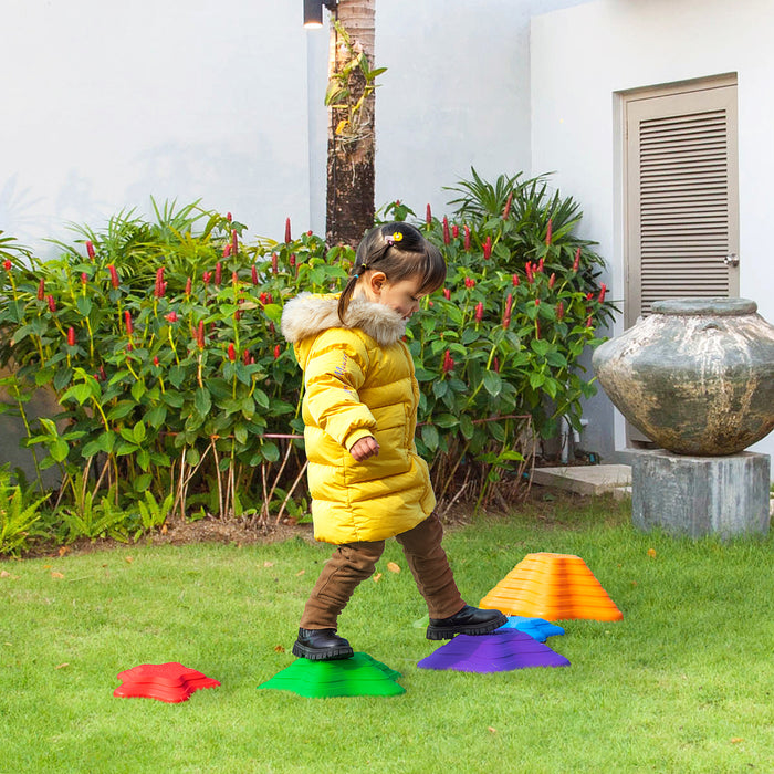 Balance Stepping Stones for Kids - Starfish-Shaped, Non-Slip, Stackable Obstacle Course Blocks - Enhances Coordination & Motor Skills in Toddlers