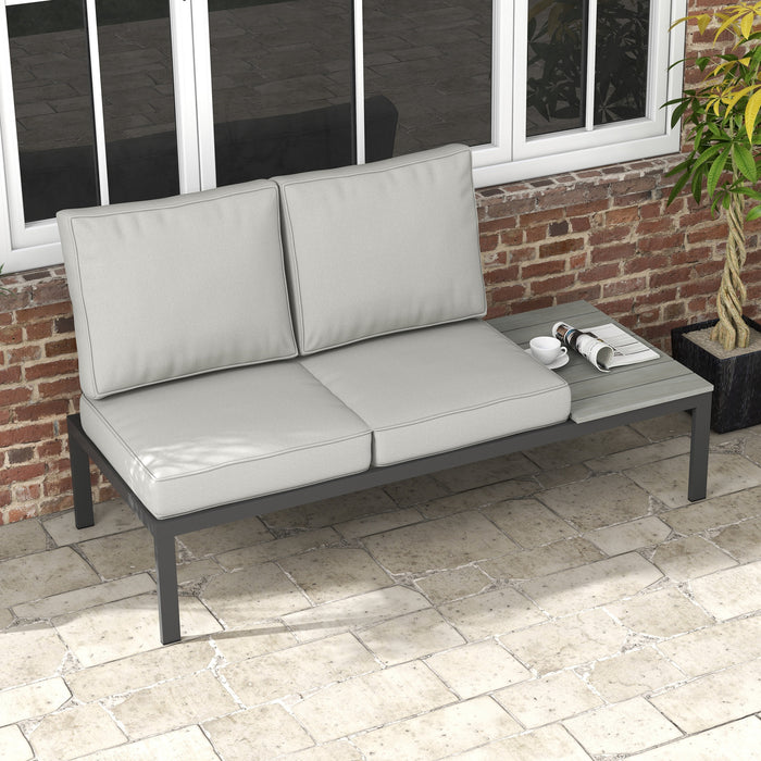 Patio Comfort 3-Piece Cushion Set - Back and Seat Pillows for Chairs, Light Grey - Ideal for Indoor and Outdoor Comfort