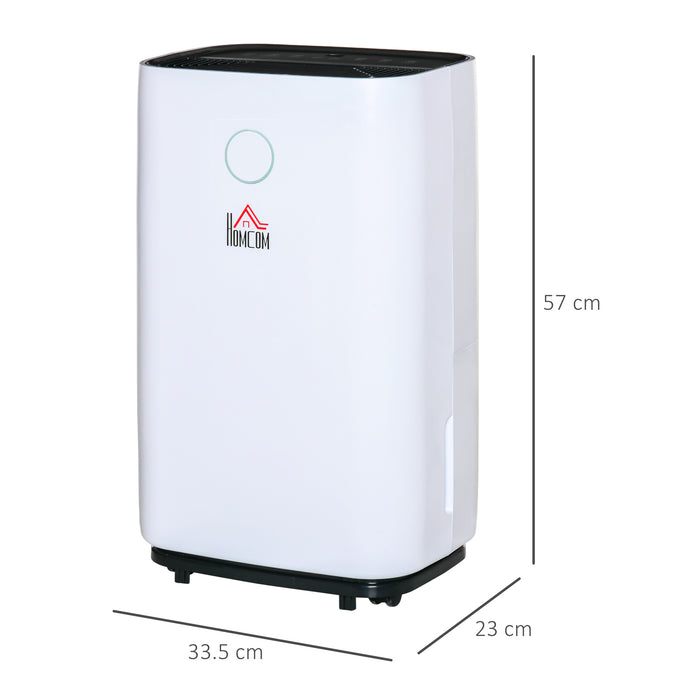 4000ML Portable Quiet Dehumidifier - 20L/Day Efficiency for Laundry, Bedroom & Basement - Electric Air Purifying Moisture Remover with 3 Operating Modes