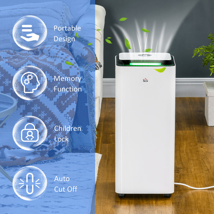 3500mL Home Dehumidifier & Air Purifier Combo - 24-Hour Timer, 5 Operating Modes, 16L Daily Moisture Removal - Ideal for Laundry Rooms & Residential Use