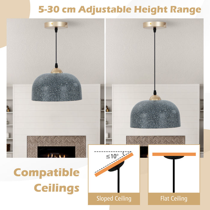 Adjustable Pendant Light Fixture - E27 Bulb Base, Cable Hanging Options - Ideal for Home and Office Illumination