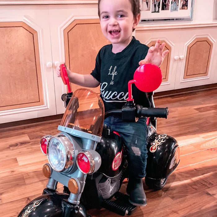 Kids Electric Motorbike 6V - Battery-Powered Ride-On Toy with Lights and Sounds - Perfect for 3-6 Year Olds