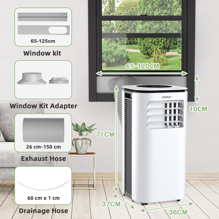 Portable Air Conditioner, 9000BTU - 4-in-1 Design with Remote Control - Ideal Cooling Solution for indoor and outdoor use