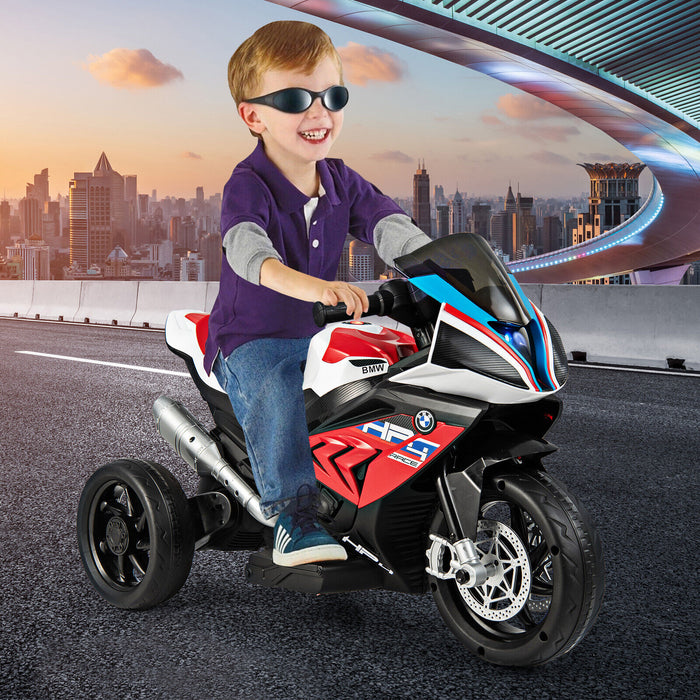 Red 3-Wheel Motorcycle - 6 V Battery Powered Kids Ride On Toy - Ideal for Providing In-Door and Out-Door Play Adventure for Children