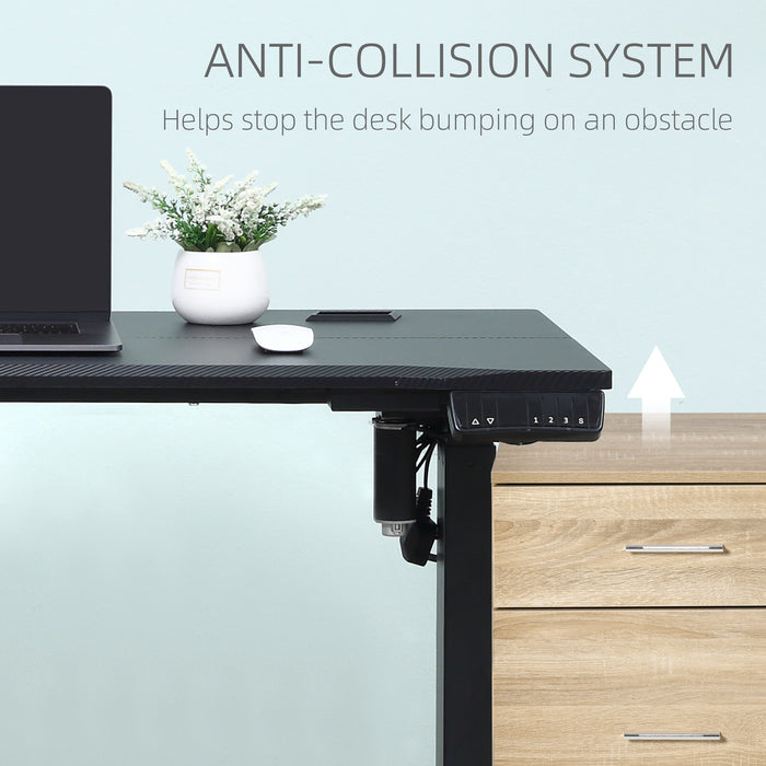 Adjustable Electric Standing Desk - 120cm x 60cm Home/Office Stand Up Desk with Memory Preset - Ergonomic Workspace Solution for Health and Productivity