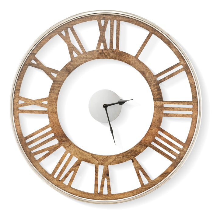 Silent Wall Clock - Classic 15.5/20 Inch Frame Design - Ideal for Quieting Your Space