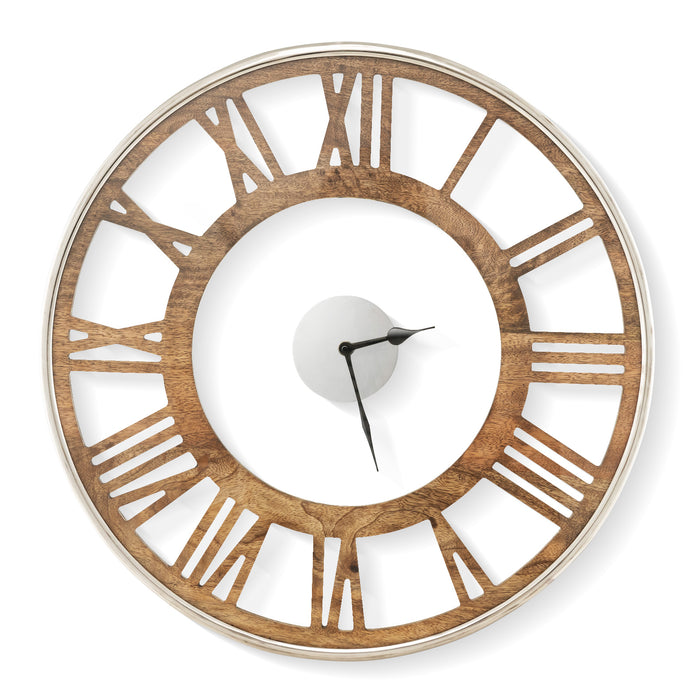 Silent Wall Clock - Classic 15.5/20 Inch Frame Design - Ideal for Quieting Your Space