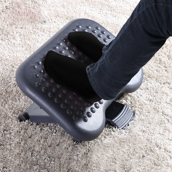 Ergonomic Footrest with Adjustable Height and Tilting Angle - Sturdy Platform for Home Office Comfort - Ideal for Enhanced Posture and Stress Relief