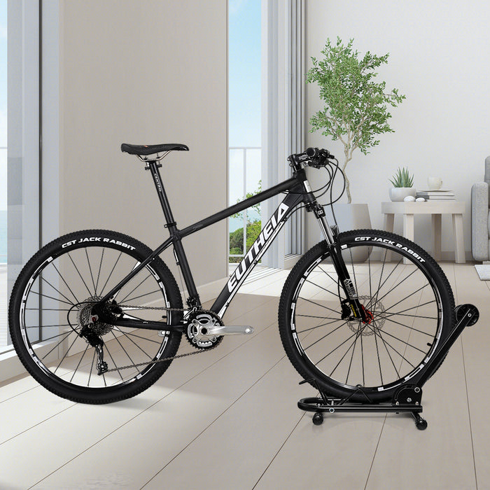 BikeMate StoreWell - Foldable Bike Storage Stand Suitable for Mountain and Road Bikes - Ideal Space-Saving Solution for Cyclists