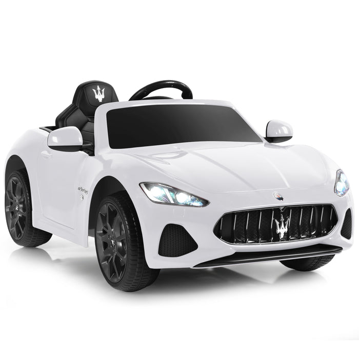 Maserati Toy Vehicle, 12V Battery Powered - Pink Kid's Ride-on Car, Electric Motor - Ideal for Children's Outdoor Play and Motor Skill Development