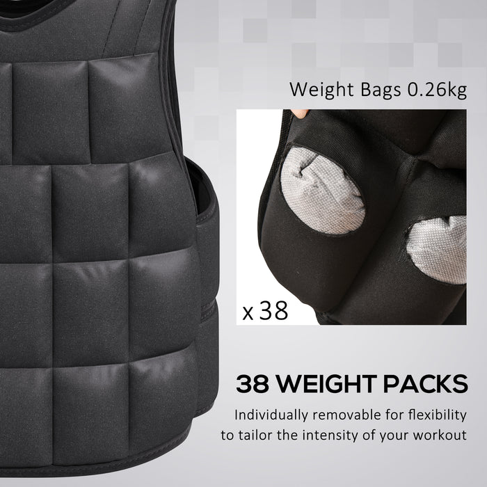 20kg Adjustable Metal Sand Weight Vest - Heavy-Duty Strength Training Equipment - Ideal for Fitness Enthusiasts and Athletes