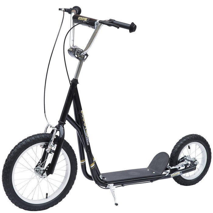 Adult & Teen Stunt Scooter - Alloy Wheels with 12" Pneumatic Tires, Ride-On Bike Design - Ideal for Stunt Tricks and Outdoor Riding