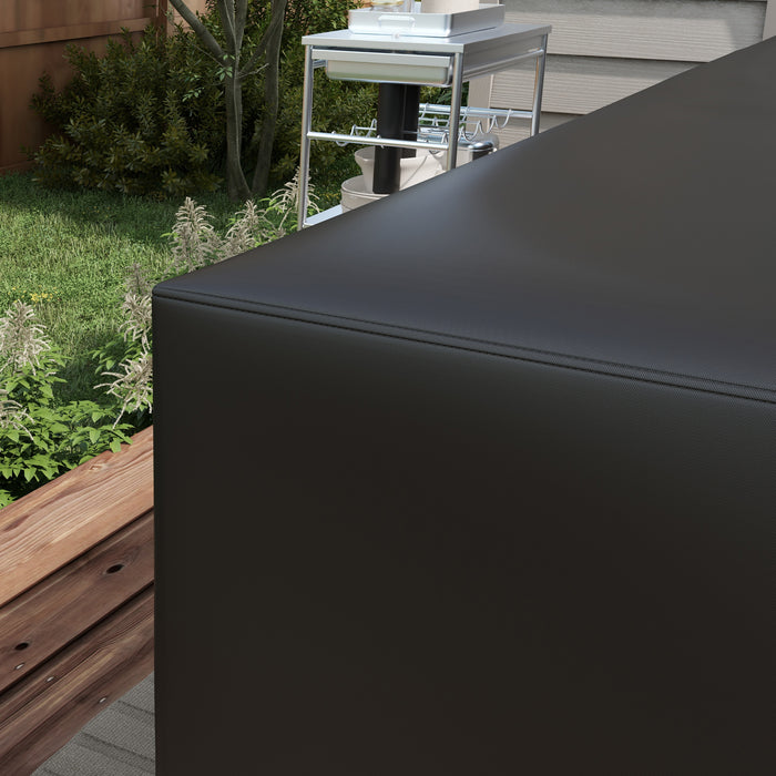 L-Shaped Protective Cover - 250x250cm Waterproof Outdoor Furniture Protector - Ideal for Garden Sofa and Patio Set