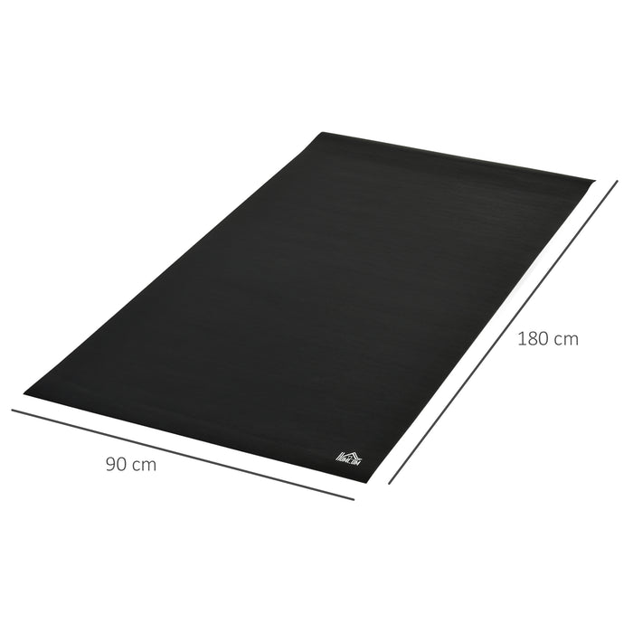 Exercise Equipment Protection Mat - Non-Slip, Multipurpose Gym and Workout Floor Protector, 180 x 90cm - Ideal for Home Fitness Enthusiasts