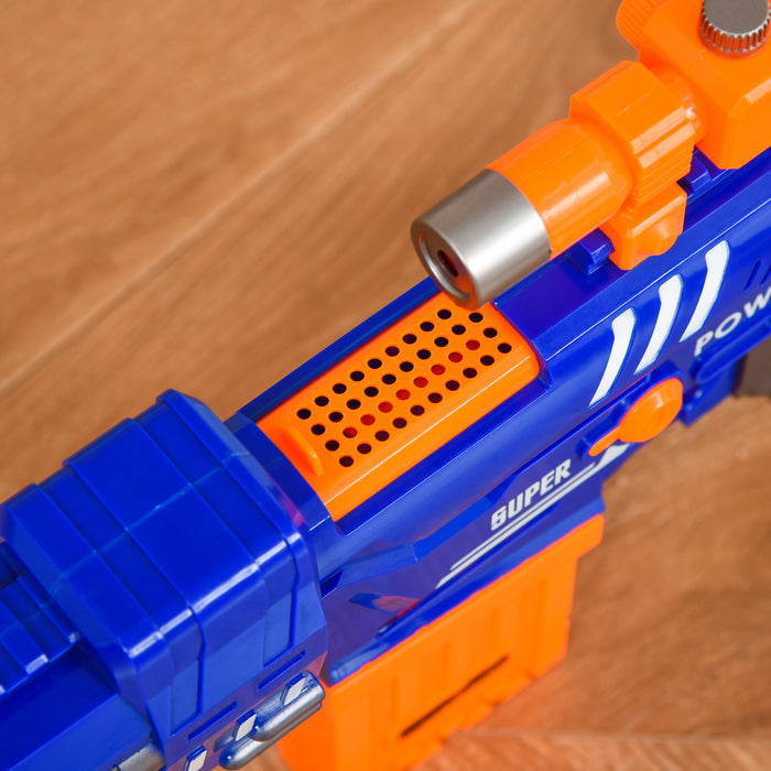 Foam Blaster Toy Gun with Automatic Continuous Firing - Includes 20 EVA Soft Darts and Target Board - Perfect for Kids 8-12 Years, Fun Shooting Game for Boys and Girls