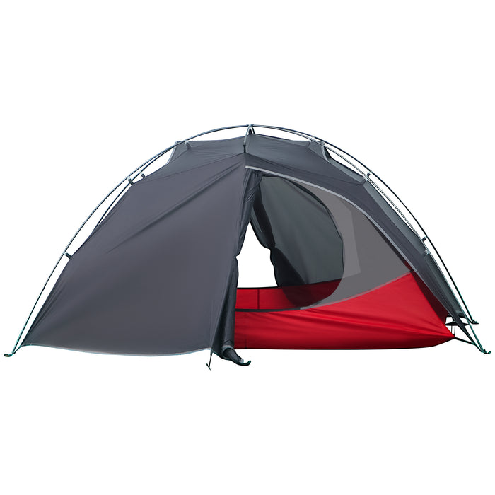 Compact 2-Person Dome Camping Tent - Waterproof and Lightweight for Outdoor Adventures - Ideal for Hikers and Festival-Goers