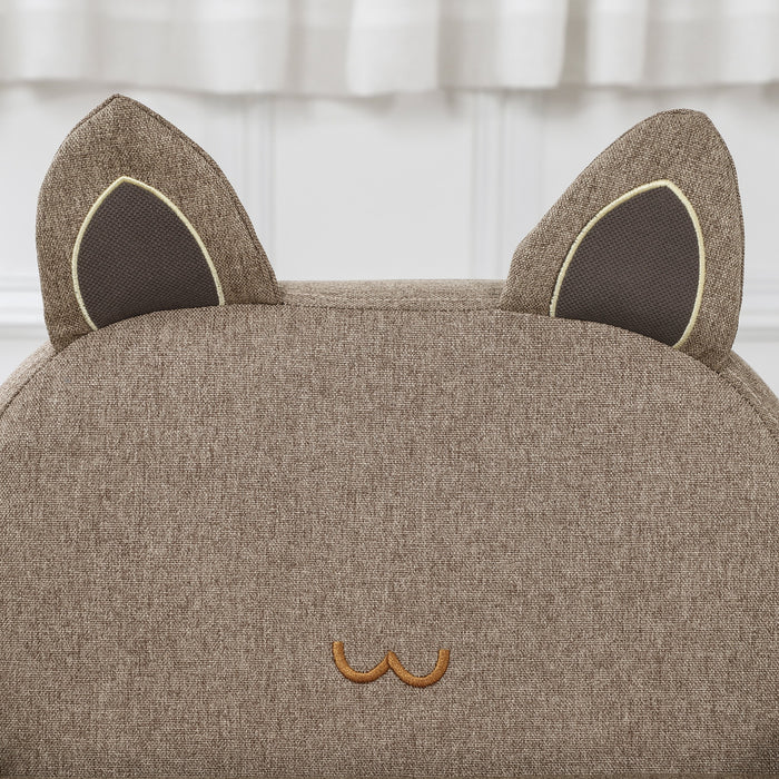 Children's Ear-Shaped Armchair - Cozy Toddler Sofa for Bedroom & Playroom - Perfect Preschool Wooden Seating Solution