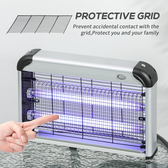 Electric Fly Mosquito Killer 30W - Free Standing Wall Hanging, 60m² Coverage, Insect Zapper - Ideal for Eliminating Flying Pests in Home & Office Spaces