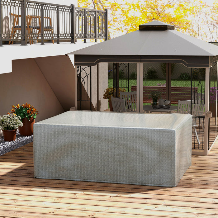 Large Patio Furniture Cover - 235x190x90cm, Waterproof and Anti-UV Outdoor Protection - Ideal for Garden Seating Protection