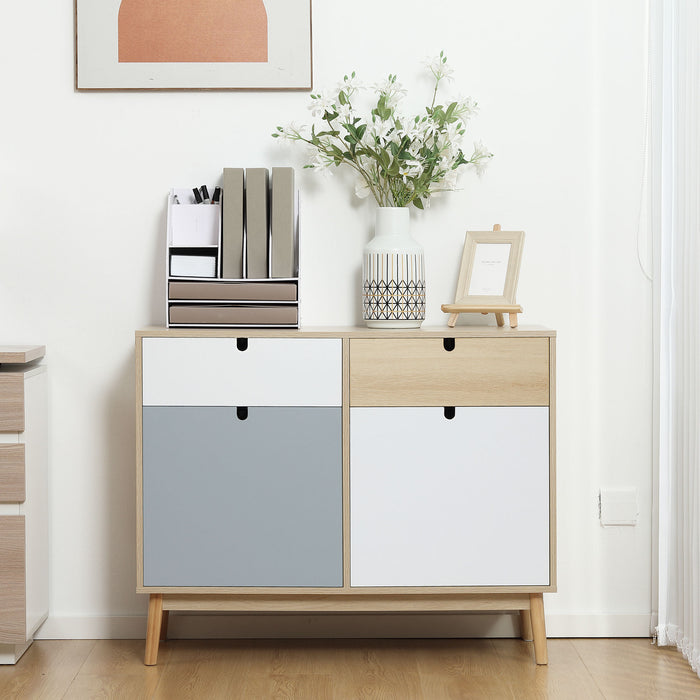 Sideboard Buffet Organizer - Versatile Storage Cabinet with Spacious Cupboards & Drawers - Ideal for Dining Room, Bedroom, or Hallway Essentials