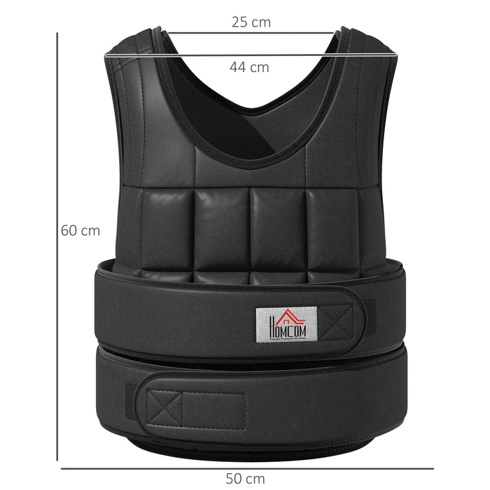 20kg Adjustable Metal Sand Weight Vest - Heavy-Duty Strength Training Equipment - Ideal for Fitness Enthusiasts and Athletes