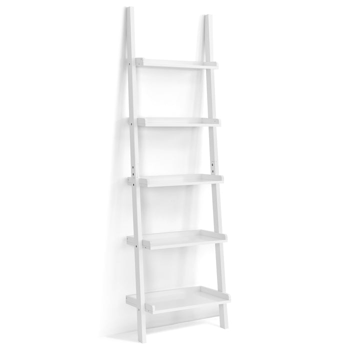 5-Tier Wall Shelf Model - Black Display Bookcase Perfect for Stylish Book Storage - Ideal Solution for Home Organizers and Decor Enthusiasts