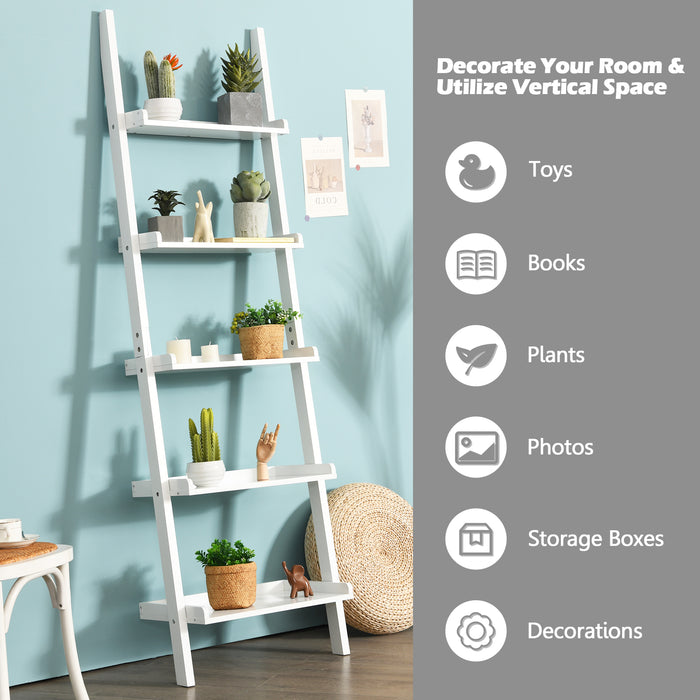 5-Tier Wall Shelf Model - Black Display Bookcase Perfect for Stylish Book Storage - Ideal Solution for Home Organizers and Decor Enthusiasts