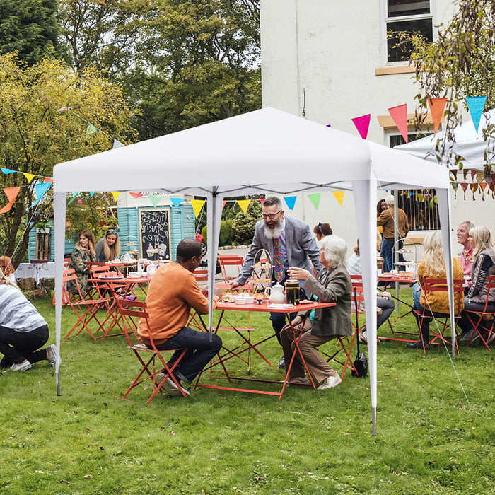 Pop-up Canopy 295x295 CM - Portable, Outdoor, Instant Set-up Tent with Carrying Bag - Ideal for Camping and Picnics