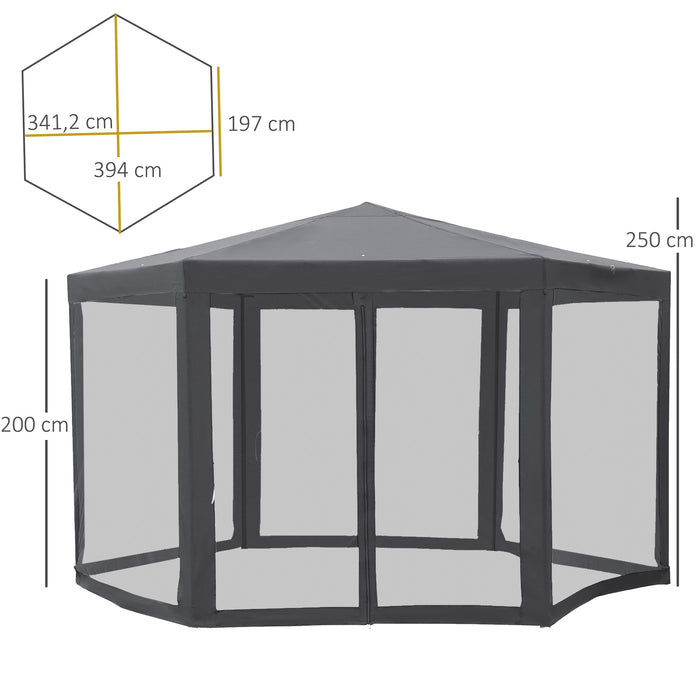 4M Canopy Rentals - Netting Party Tent and Patio Shelter for Outdoor Events - UV Protective and Weather-Resistant, Ideal for Social Gatherings