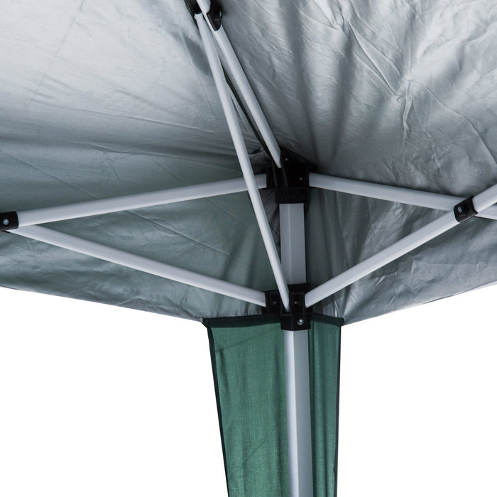 3x3m Green Pop-Up Canopy Tent - Waterproof & UV Protection Outdoor Shelter - Ideal for Parties, Events & Camping