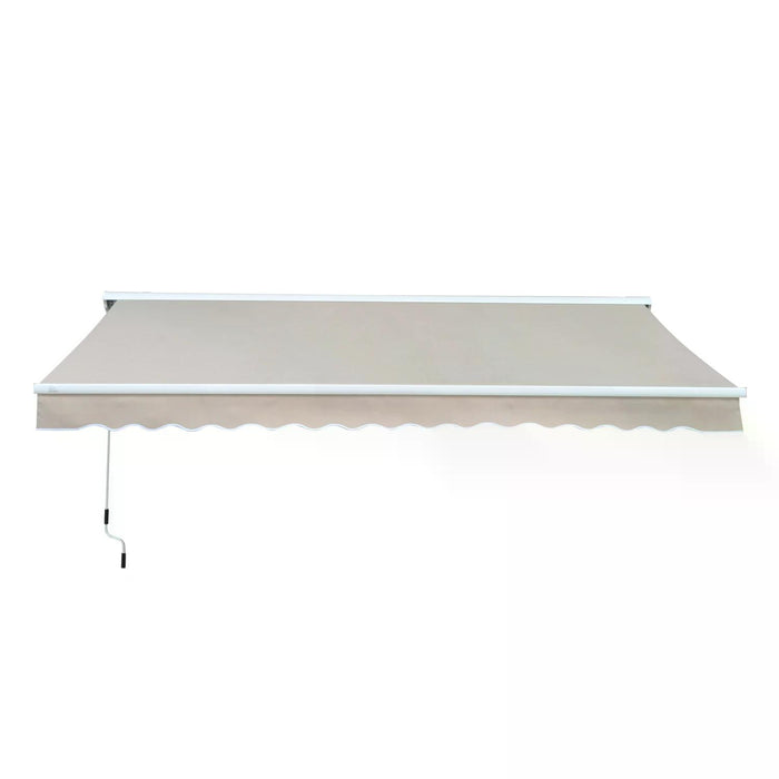 Retractable Manual/Electric Awning, 2.95Lx2.5M - Outdoor Patio Sunshade and Shelter Solution - Ideal for Home and Commercial Spaces