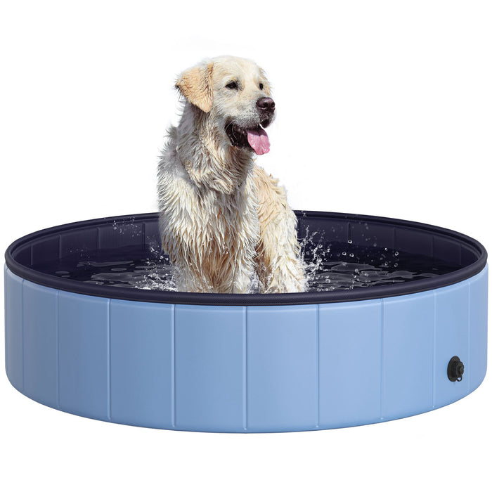 Foldable Pet Swimming Pool - 120cm, Durable and Portable - Ideal for Dogs and Outdoor Bathing